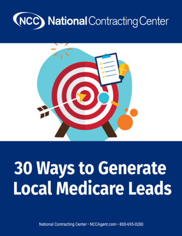30 Ways To Generate Local Medicare Leads - NCC