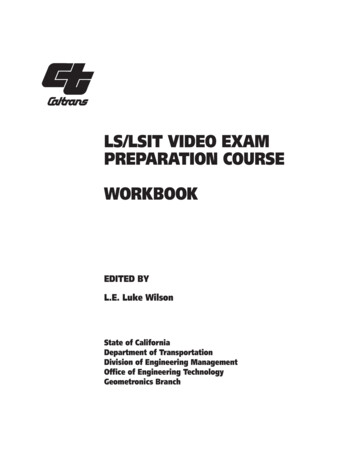 Ls/Lsit Video Exam Preparation Course Workbook