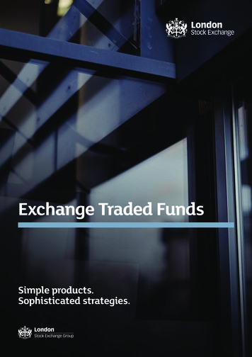Exchange Traded Funds - London Stock Exchange