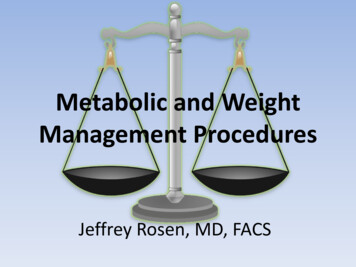 Metabolic And Weight Management Procedures - Advocate Health