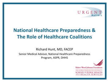 National Healthcare Preparedness & The Role Of Healthcare Coalitions