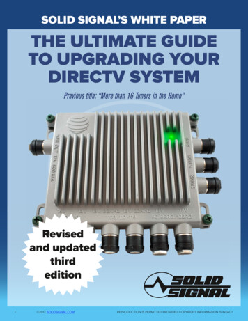 Solid Signal'S White Paper The Ultimate Guide To Upgrading Your Directv .