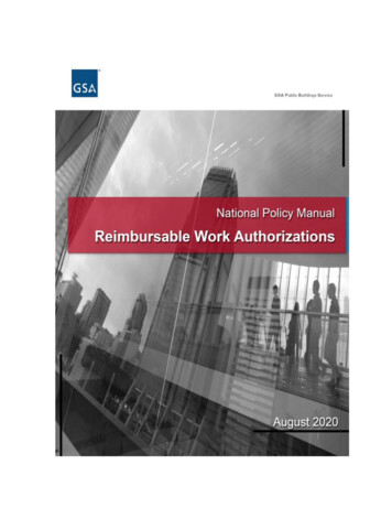 RWA National Policy Manual PBS 1000 - GSA