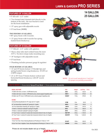 Lawn & Garden Pro Series Features Of 14 Gallon 14 Gallon