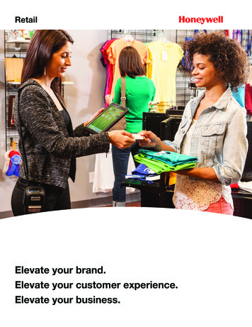 Elevate Your Brand. Elevate Your Customer Experience. Elevate Your .