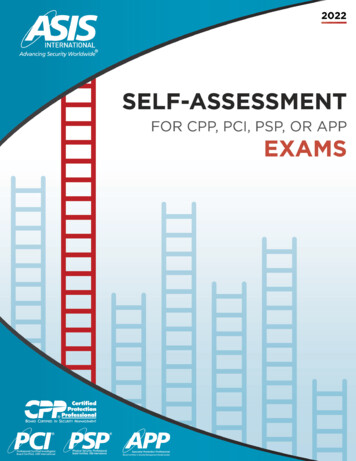 ASIS International Administers CPP, PCI, PSP, And APP Exams To Assist .