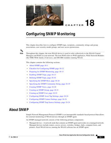 Configuring SNMP Monitoring - Cisco