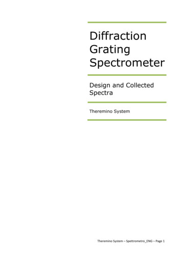 Diffraction Grating Spectrometer - PhysicsOpenLab