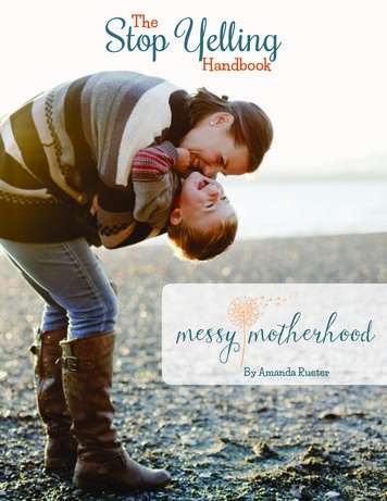 Stop Yelling The Handbook - Messy Motherhood