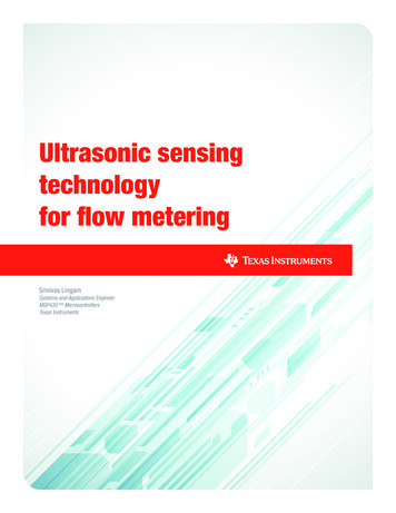 Ultrasonic Technology For Flow Metering - Texas Instruments