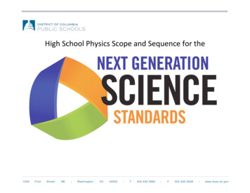 HS Physics Scope And Sequence 8.13.14 PrintVersion