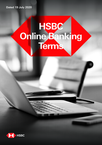HSBC Online Banking Terms - HSBC Bank Australia