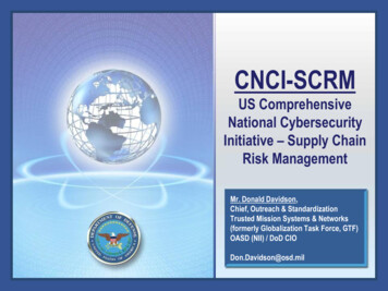 US Comprehensive National Cybersecurity Initiative Supply Chain