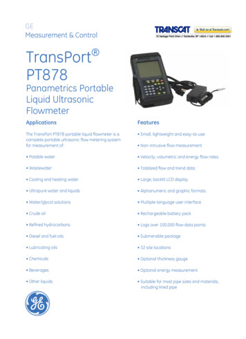 Panametrics Portable Liquid Ultrasonic - Transcat