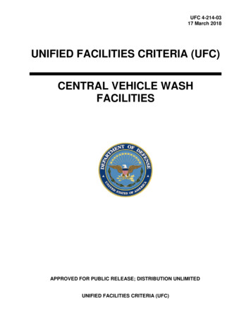 UFC 4-214-03 Central Vehicle Wash Facilities - WBDG