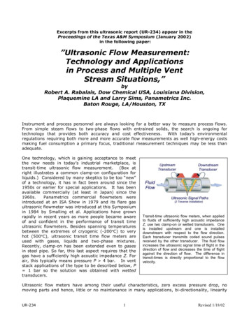 Ultrasonic Flow Measurement - IDC-Online