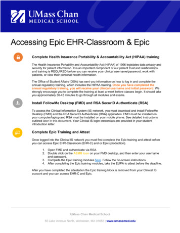 Accessing Epic EHR-Classroom & Epic
