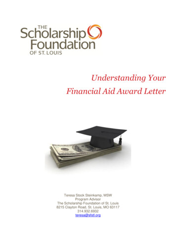 Understanding Your Financial Aid Award Letter - Arizona