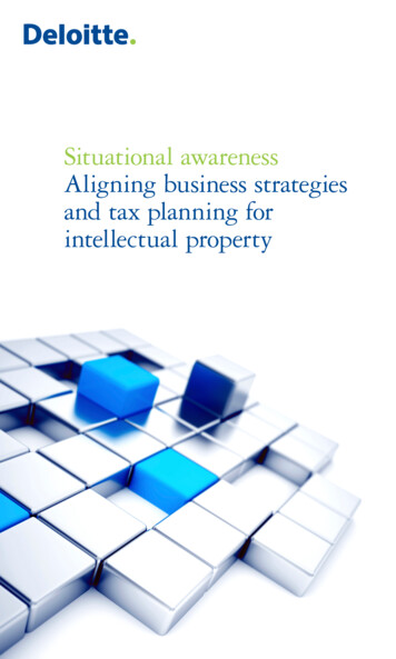 Situational Awareness Aligning Business Strategies And Tax Planning For .