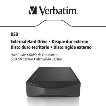 USB Desktop Hard Drive With Nero Backup Software - Verbatim