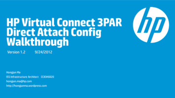 HP Virtual Connect 3PAR Direct Attach Config Walkthrough