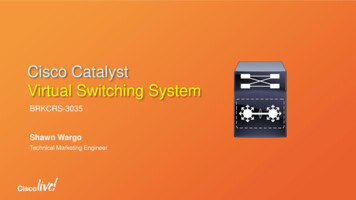 Cisco Catalyst Virtual Switching System