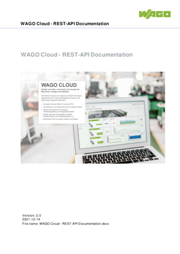 WAGO Cloud - REST-API Documentation