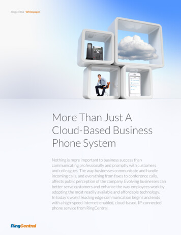 More Than Just A Cloud-Based Business Phone System