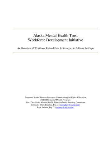 Alaska Mental Health Trust Workforce Development Initiative