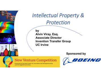 Intellectual Property & Protection - Paul Merage School Of Business
