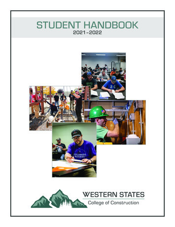 STUDENT HANDBOOK - Western States College