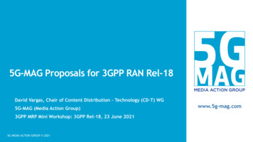 5G-MAG Proposals For 3GPP RAN Rel-18 - Global5g