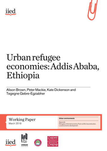 Urban Refugee Economies: Addis Ababa, Ethiopia - Publications Library