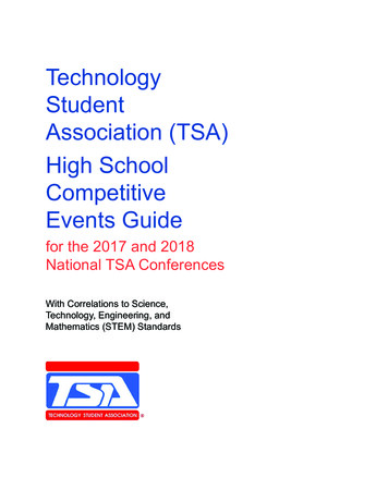 Technology Student Association (TSA) High School . - Easton TSA