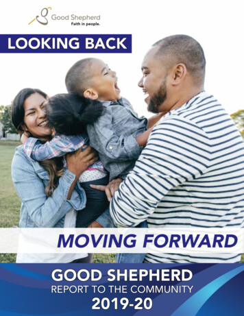 MOVING FORWARD - Good Shepherd Centres