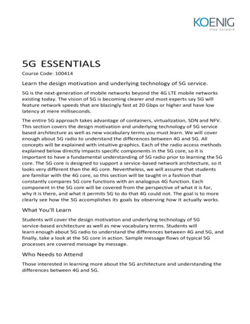 5G ESSENTIALS - Koenig-solutions 