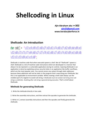 Shellcoding In Linux - Exploit Database