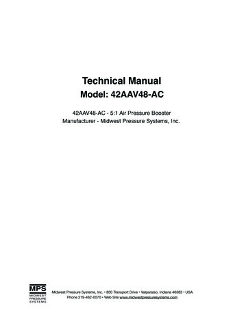 42AAV48-AC Tech Manual R1 - Midwest Pressure Systems