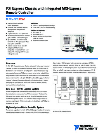 PXI Express Chassis With Integrated MXI-Express Remote . - Octopart