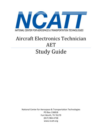 Aircraft Electronics Technician AET - SpaceTEC