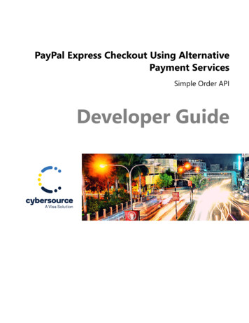 PayPal Express Checkout Using Alternative Payment Services Simple .