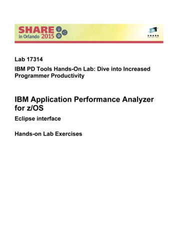IBM Application Performance Analyzer For Z/OS - SHARE