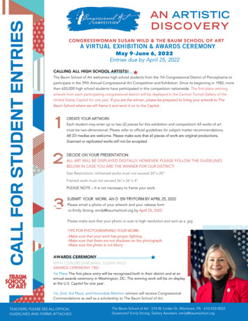 Congresswoman Susan Wild & A Virtual Exhibition & Awards Ceremony