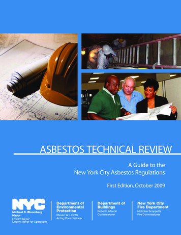 A Guide To The New York City Asbestos Regulations