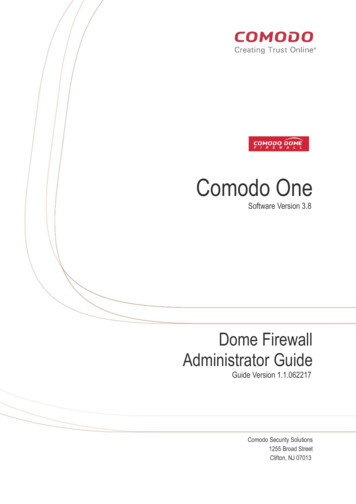 Comodo One - Dome Firewall - Admin Guide