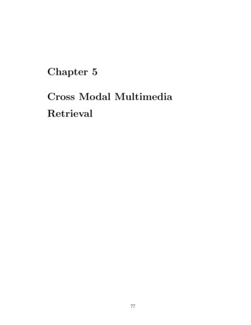 Chapter 5 Cross Modal Multimedia Retrieval - SVCL