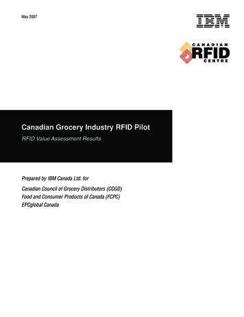 Canadian Grocery Industry RFID Pilot - IBM