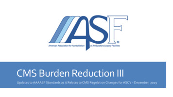 CMS Burden Reduction III
