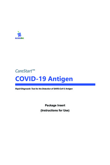 COVID-19 Antigen - Live Action Safety