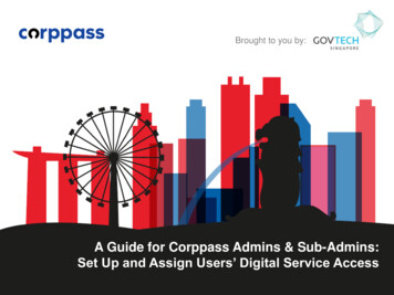 A Guide For Admins & Sub-Admins Set Up And Assign Users' Digital .